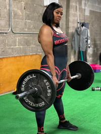 Image 2 of BOSSFITTED Black and Red AOP Sports Bra