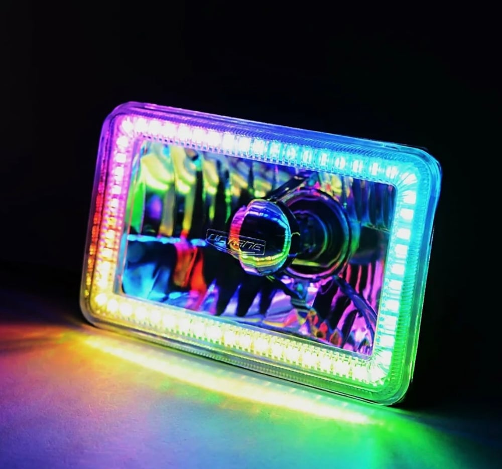 Image of #Octane 4X6" BLUETOOTH CHASE SMD LED HALO