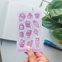 Image 2 of Bunny bakery sticker sheet