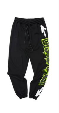 PANTALONE DISCLAIMER BLACK YELLOW FLUO