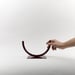 Image of Glass Half Full Vase, Small - Merlot