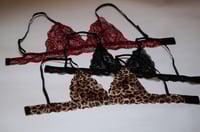 Image 4 of Red Leopard Lace Bralette