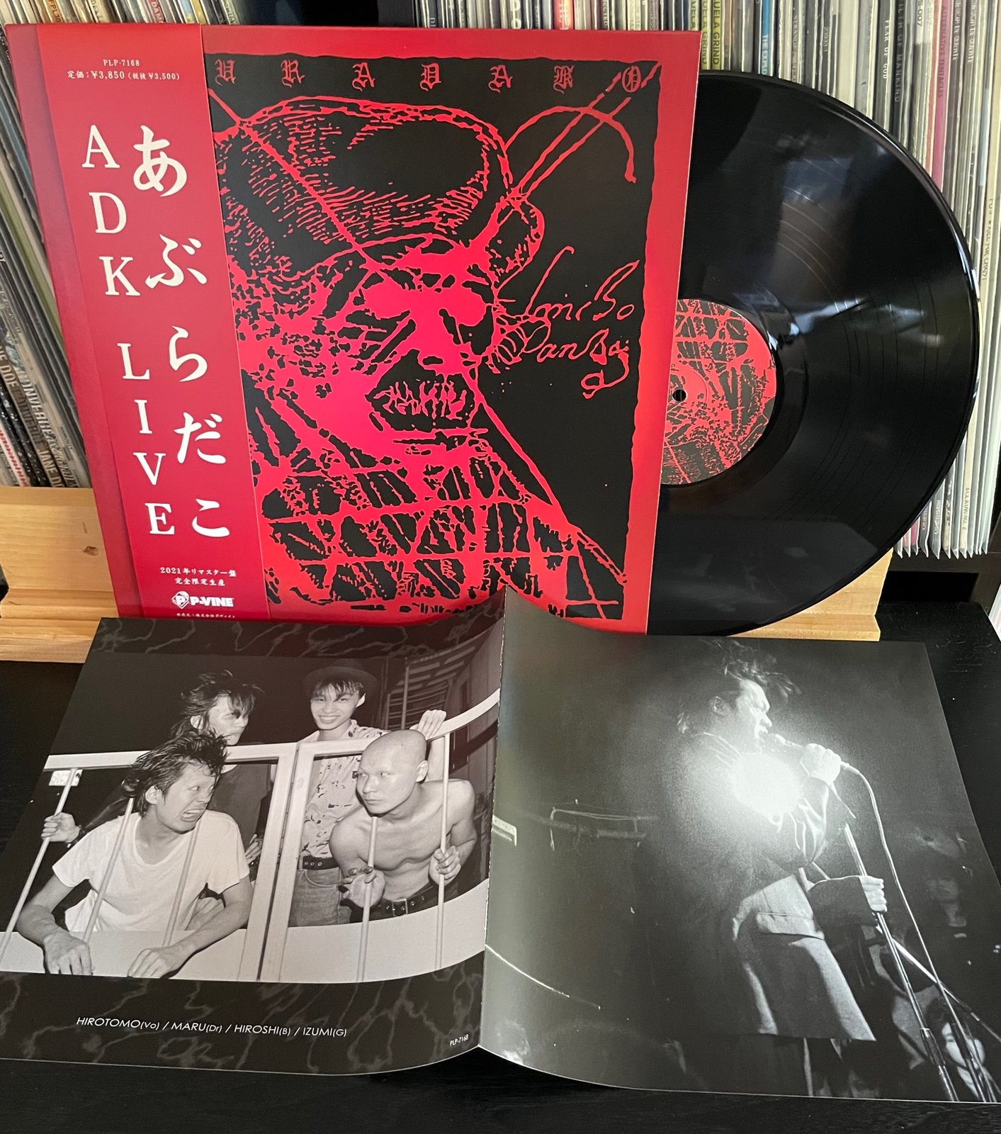 写真が全てですあぶらだこ　アブラダコ　ADK ジャパコア　レコード　HARDCORE　LP