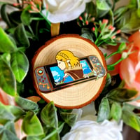 Image 1 of Handheld Console ‘Princess’ Enamel Pin