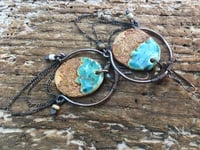 Image 2 of Sand and Sea * Arabesques earrings / n.162