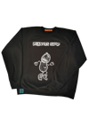 Peanuts LS Crew | Noir