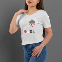 Image 1 of T-Shirt Donna V - GAZA (Ur0001)