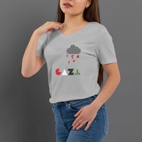 Image 2 of T-Shirt Donna V - GAZA (Ur0001)
