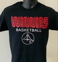 Image 1 of WARRIORS MUNI STYLE T-SHIRT   T-SHIRT $20/ HOODIE $40