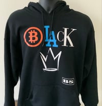 Image 1 of BLACK WITH CROWN T-SHIRT $20/ HOODIE $40