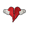 808's & Heartbreak Iron-on Patch