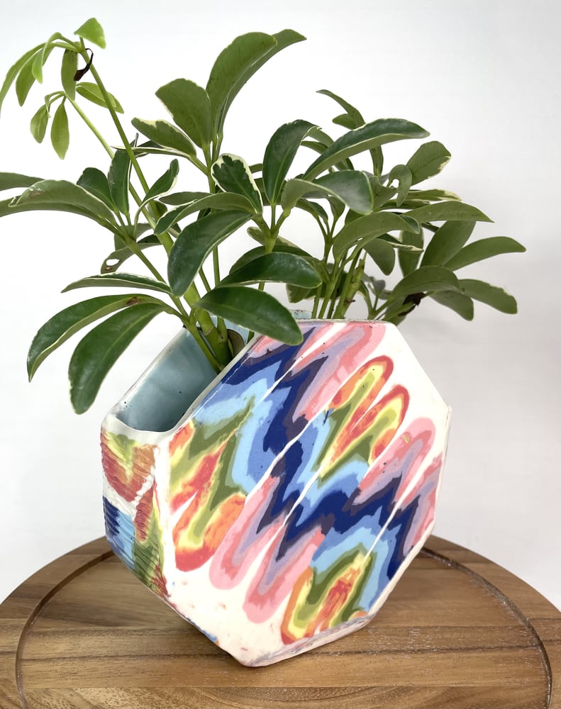 Image of Rainbow Octagonal Planter