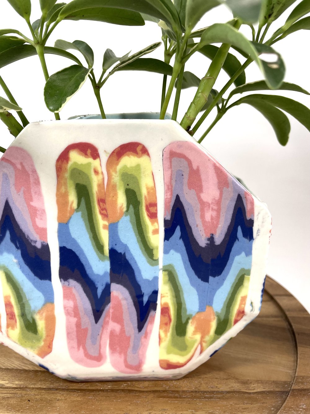 Image of Rainbow Octagonal Planter