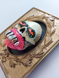 Image 3 of SKULLPTURE  ( Painted Relief)