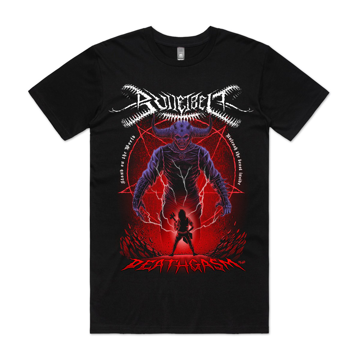 Image of Bulletbelt 'Deathgasm' T-Shirt