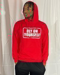 Image 1 of Adult *Bet On Yourself* Unisex Hooded Sweatshirt