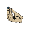 Italian Hand Sign Iron-on Patch