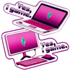 The Sims "Yes, I Game" Sticker