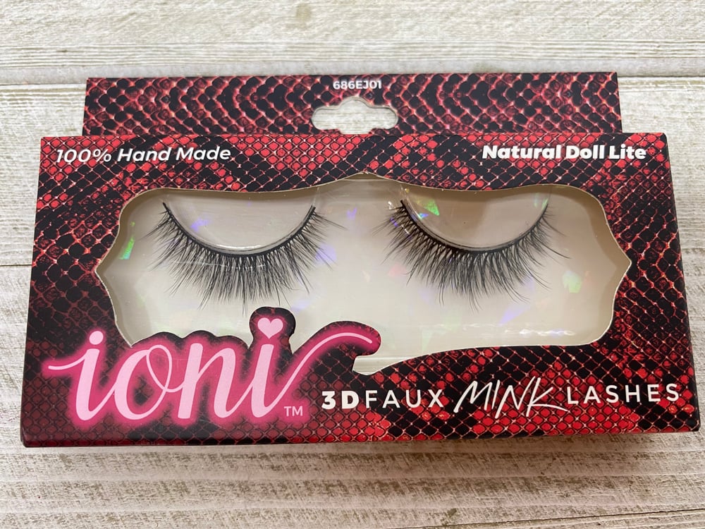 AMAZON IONI Natural Doll Light 3d faux mink lashes