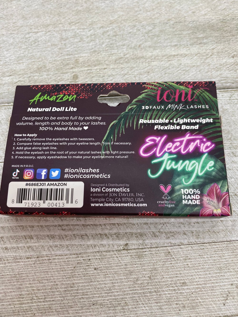 AMAZON IONI Natural Doll Light 3d faux mink lashes