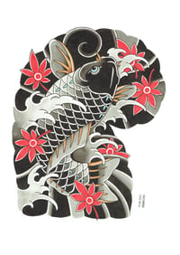 Image 1 of Koi Flash (10 sheets, A3)