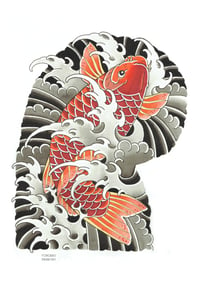 Image 2 of Koi Flash (10 sheets, A3)