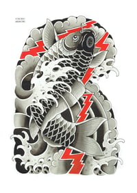 Image 4 of Koi Flash (10 sheets, A3)