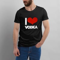Image 1 of T-Shirt Uomo G - I love Vodka (Nsl020)