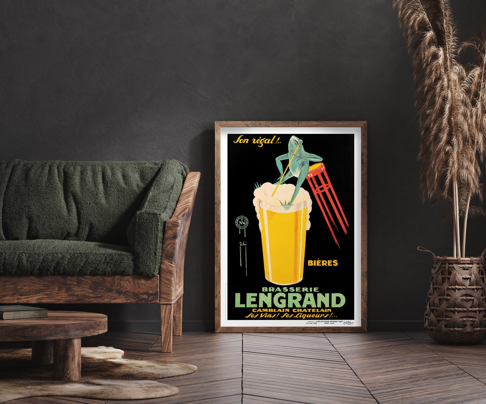 Brasserie Lengrand | G. Piana | MCMXXVI 1926 | Vintage Ads | Wall