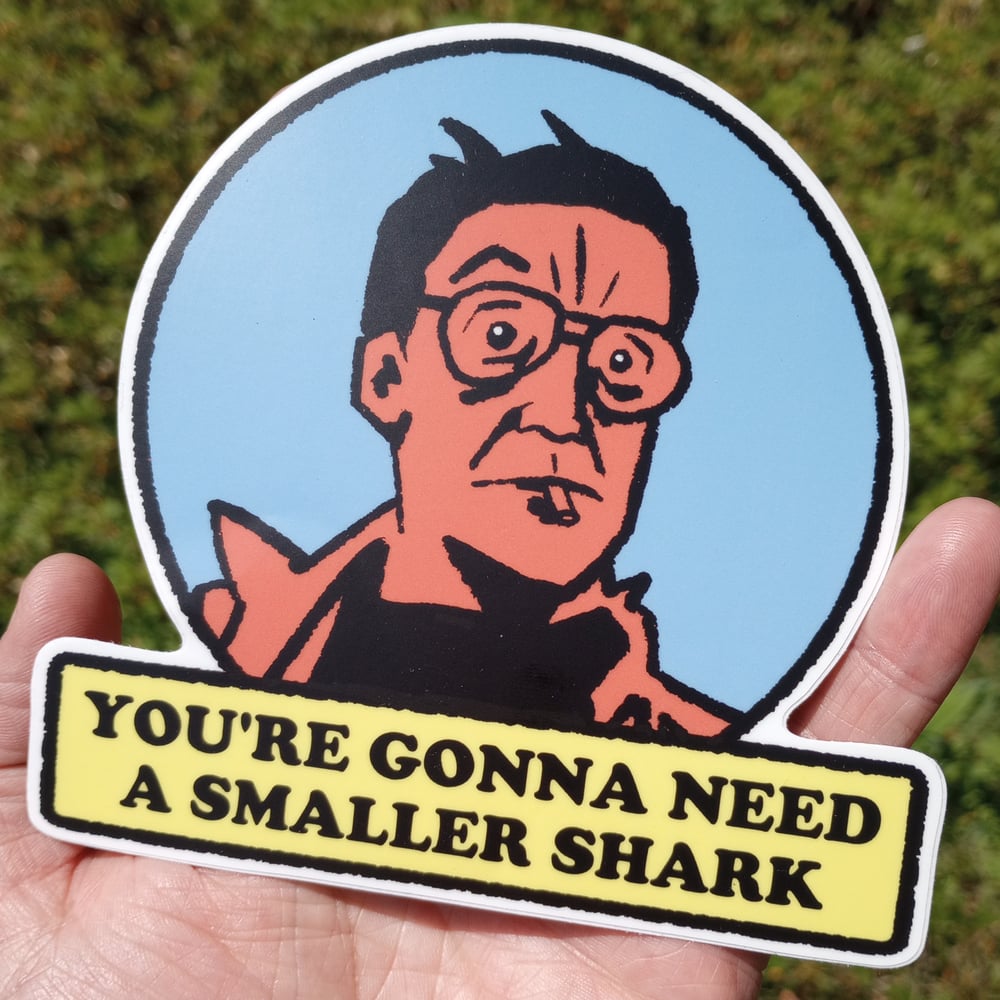 Image of Smaller Shark GIANT sticker
