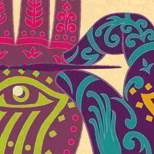 Image of 'Henna Hands' Open Edition Art Print