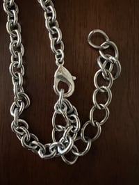 Image 5 of cracked silver cross necklace