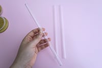Image 1 of Glass Straws for Cups