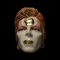 Image 2 of 'Ziggy Stardust' Special Edition Painted Ceramic Face Sculpture