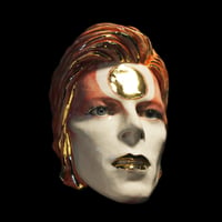 Image 4 of 'Ziggy Stardust' Special Edition Painted Ceramic Face Sculpture