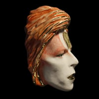 Image 5 of 'Ziggy Stardust' Special Edition Painted Ceramic Face Sculpture