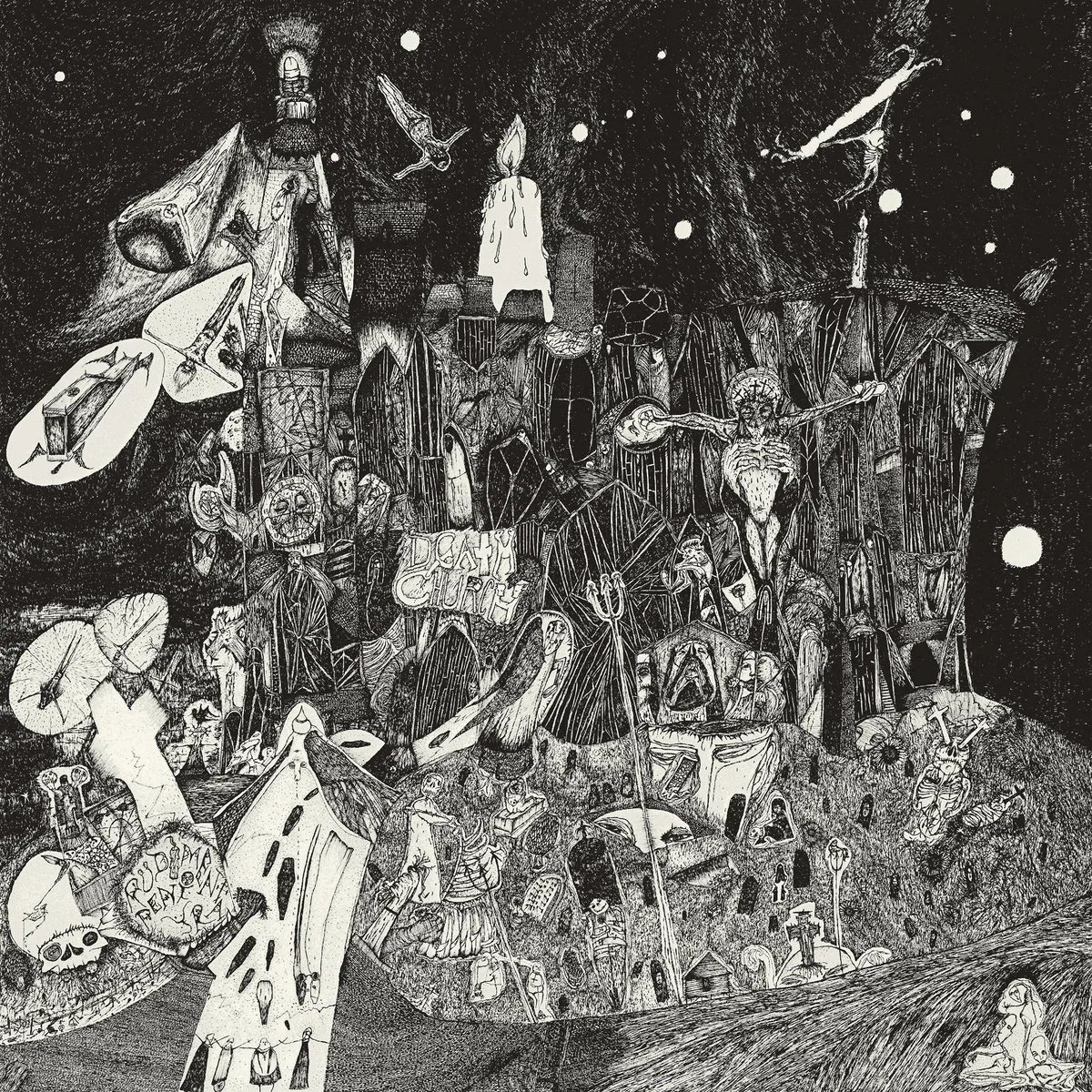 Image of RUDIMENTARY PENI - "DEATH CHURCH" Lp