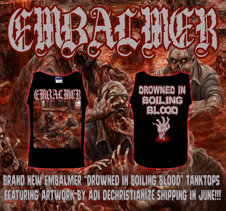 Image of EMBALMER "Drowned in Boiling Blood" Tank Top