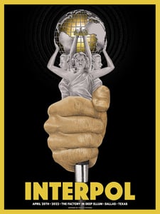 Image of Interpol 4/25/22 Dallas, TX Regular Edition: AP