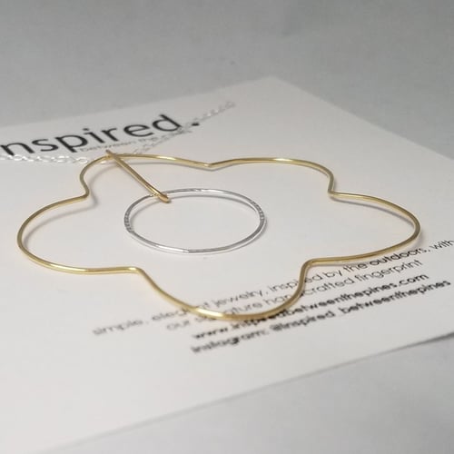 Image of Modern blossom necklace