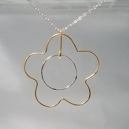 Image of Modern blossom necklace