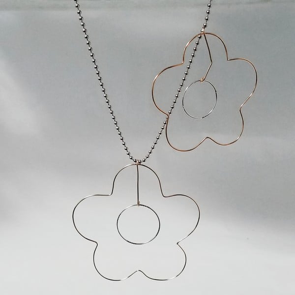 Modern blossom pendant  inspired, between the pines