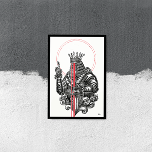 Image of "King of the Blind" 13"x19" Luster Art Print