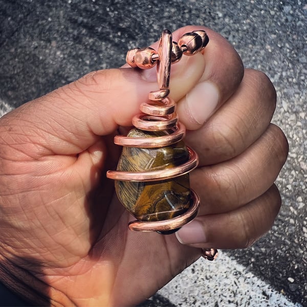 Image of Copper Wrapped Tiger’s Eye