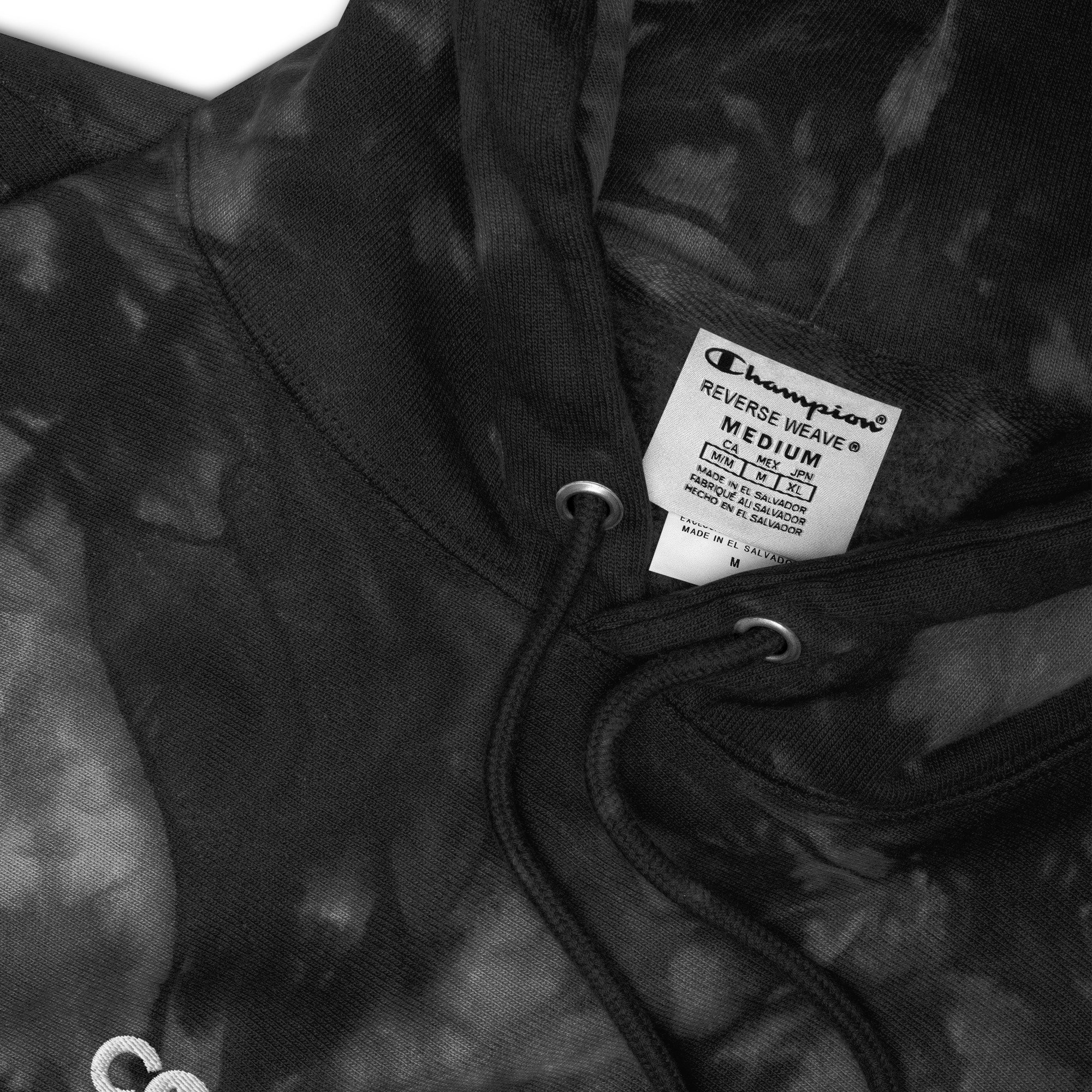 Sweat à capuche noir tie dye - France Sweat à capuche noir tie dye - France