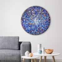 Image 4 of Nix regina orbis IV - 90x90cm