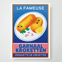 Grand poster : croquette de crevettes