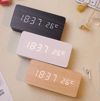KUMA Wooden Digital LED Clock Modern Aesthetic