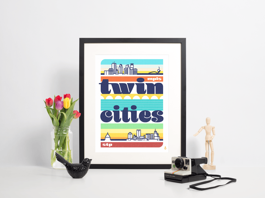 Image of Twin Cities Retro Lettering