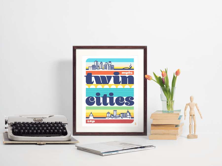 Image of Twin Cities Retro Lettering